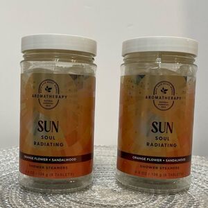 BBW Sun Soul Radiating Aromatherapy Shower Steamers Set of 2 NWT